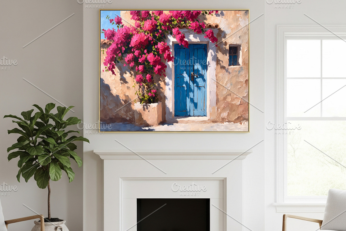 Bougainvillea Mediterranean Art, a Background Graphic by Floraphoria (Photo 2 of 13)
