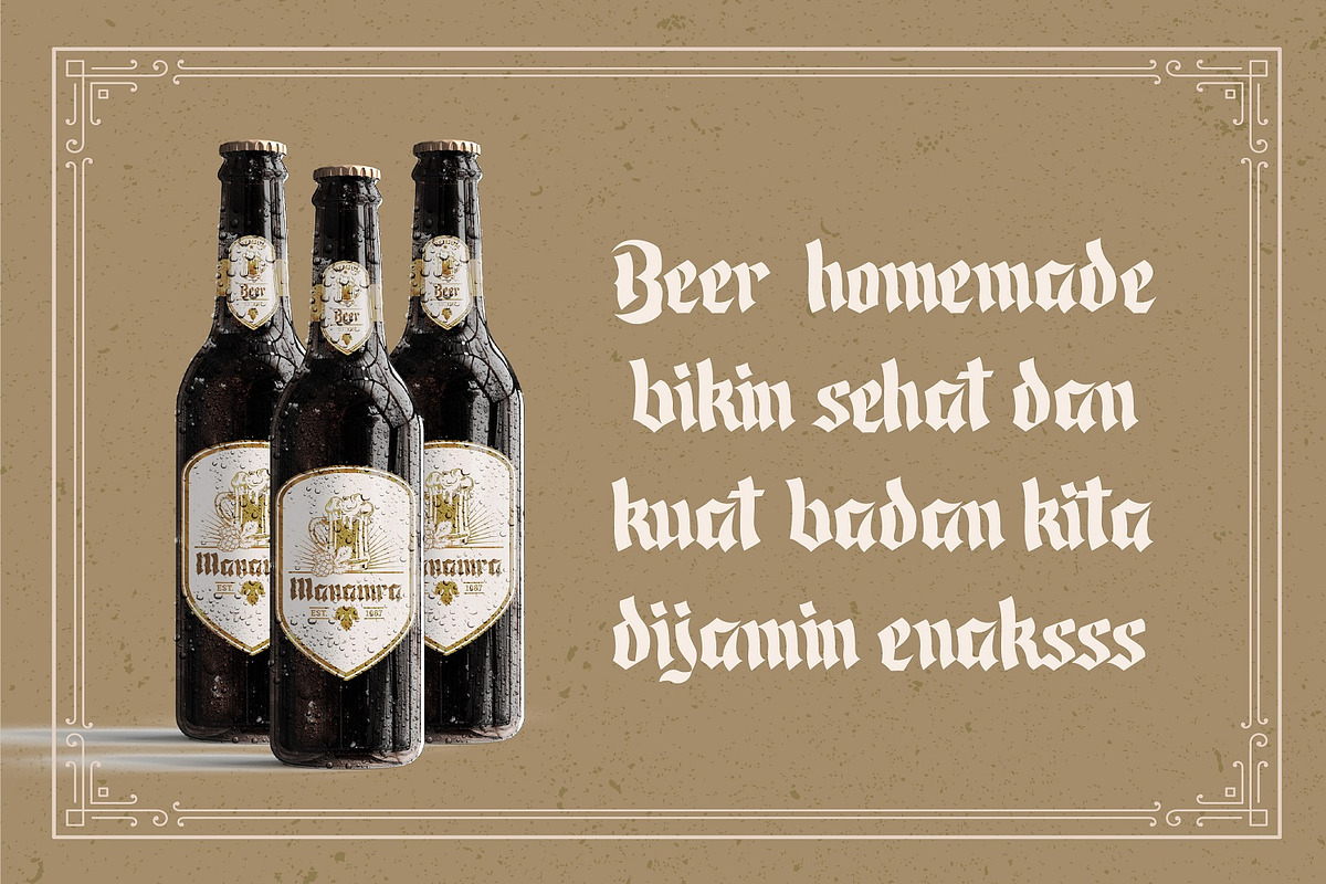 Cardanaya Blackletter, a Blackletter Font by Authentic Studio (Photo 5 of 8)