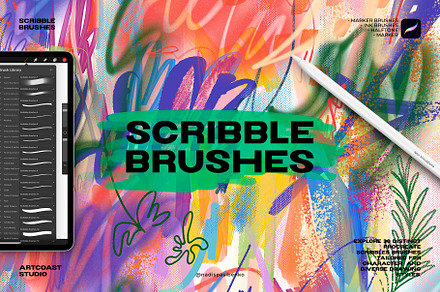 Scribbles Brushes for Procreate