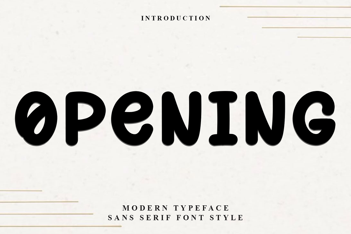 Opening, a Script Font by InermediaSTUDIO (Photo 1 of 8)