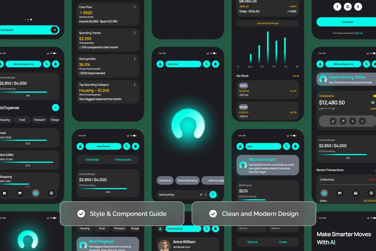 Aveniq Digital Financial Coach AI, an App Template by twinstd (Photo 3 of 5)