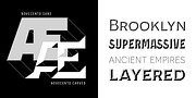 Novecento Carved, a Sans Serif Font by Synthview Type Design (Thumbnail 3 of 8)