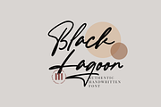 Black Lagoon | An Authentic Script, a Script Font by Colllab Studio (Thumbnail 1 of 12)