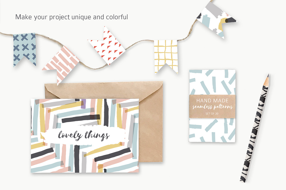 Hand drawn patterns, a Pattern Graphic by Magnia (Photo 2 of 9)