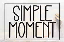 Simple Moment | Script Font