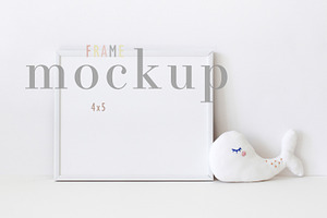 Nursery Frame Mockup Sea Art Digital