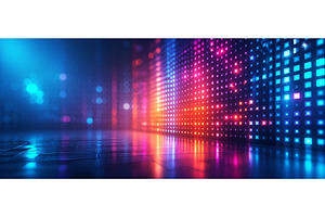 Defocused LED light forming a, an Abstract Photo by ZinetroN