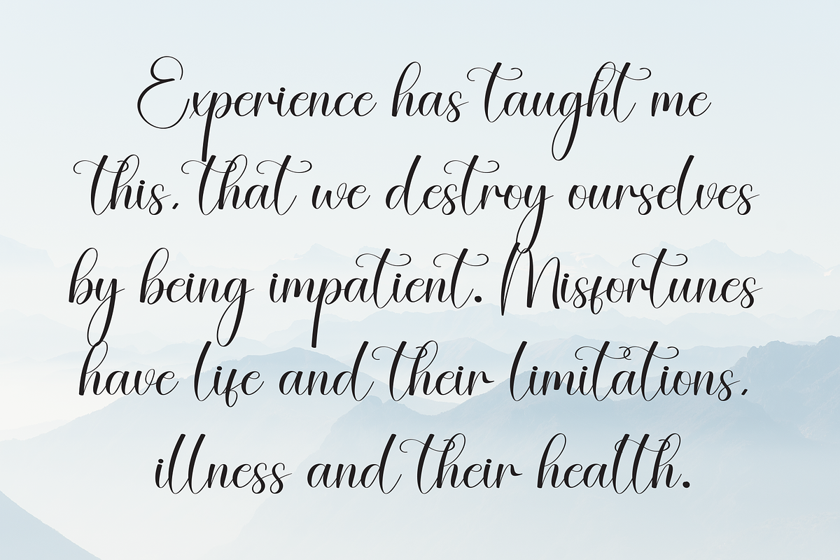 Pudding | Script Font, a Handwritten Font by Scratchones (Photo 6 of 8)