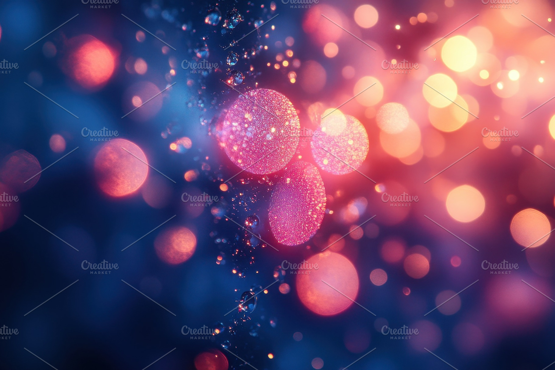 Colorful abstract lights create a sh, a Photo by Tanuart