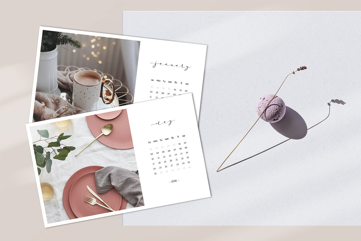 Calendar for 2026, a Stationery Template by Alice_Evans (Photo 4 of 5)