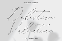 Delistian Valentine Beauty Script