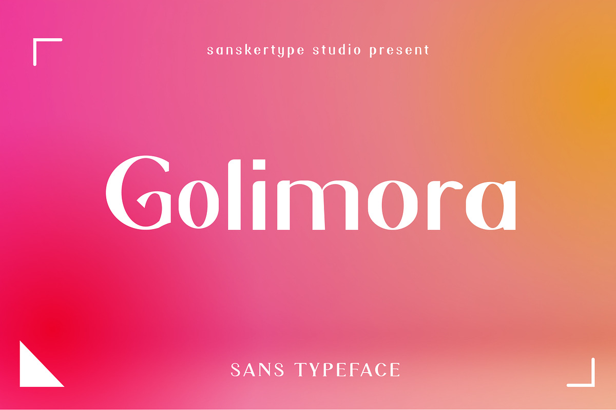 Golimora – Modern Serif Typeface, a Font by Sanskertype Studio (Photo 1 of 7)