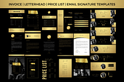 Black & Gold | Business Branding Kit, a Stationery Template by CoCreatorDesigns (Thumbnail 8 of 10)