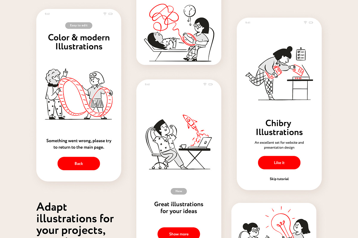 Chibry Collection, a Finance Illustration by Welovegraphics (Photo 5 of 11)