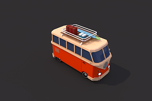 Low Poly Van