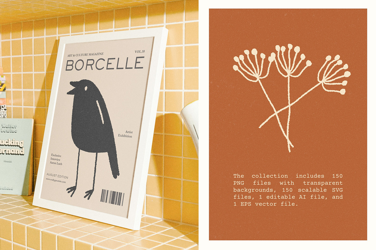 Autumnfolk: 150 Silhouette Pack, an Object Illustration by Veyla (Photo 12 of 17)
