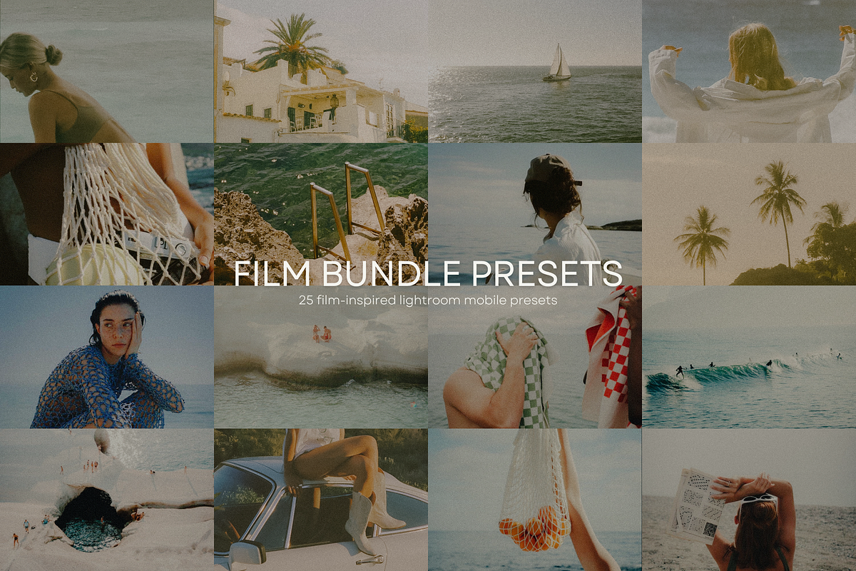 25 FILM MOBILE PRESETS BUNDLE, a Preset Add-On by AmuletPresets (Photo 1 of 18)