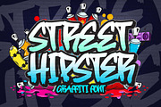 Street Hipster Graffiti Font, a Font by Blankids Studio (Thumbnail 1 of 6)