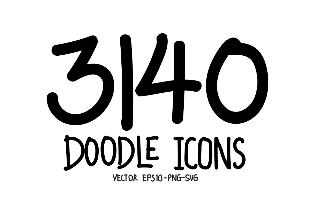 3140 Hand Drawn doodle Icons, an Outline Icon by TKDoodle (Photo 42 of 42)