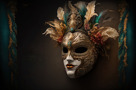 Venice Carnival mask for website