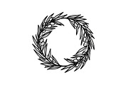 Floral Wreath Circle SVG Bundle, an Illustration by Creativeshirt (Thumbnail 51 of 51)