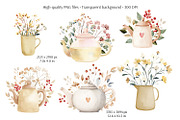 Cottage Tea & Blooms Collection, a Seasonal Illustration by Anna Druzhkova (Thumbnail 5 of 24)