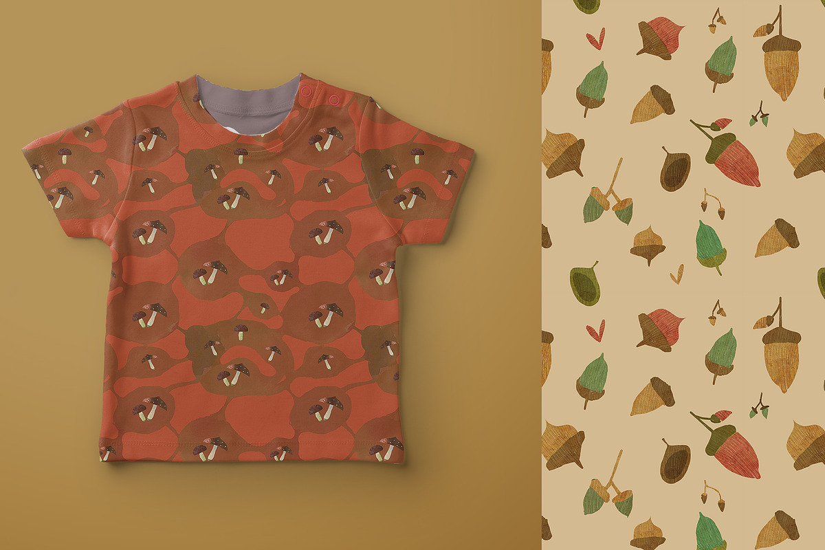 forest animals watercolor, a Pattern Graphic by watercolor kamill (Photo 7 of 12)