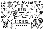 Hearts, arrows and frames, an Illustration by Lina_Lisichka (Thumbnail 2 of 7)