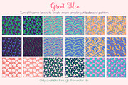 Happy Flowers collection, a Pattern Graphic by Mona Ahmed (Thumbnail 5 of 6)