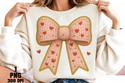 Valentine's Day Faux Knit Bow PNG, an Illustration by Daily.Designs (Thumbnail 3 of 5)