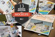 Newspaper Advertising Mockups Vol. 2, an Advertising Mockup by ZippyPixels (Thumbnail 1 of 14)