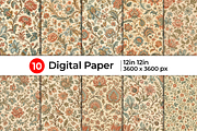 Vintage Chintz Floral Pattern, a Pattern Graphic by Artonix (Thumbnail 1 of 4)
