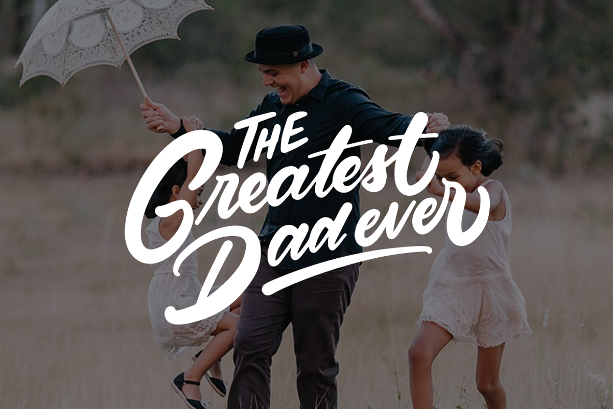 8 Father's Day Lettering Quotes, an Illustration by Davihero (Photo 6 of 11)
