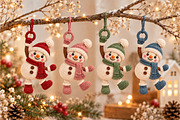 Christmas Snowman Ornament STL, a Characters & Person 3D Model by Layerology (Thumbnail 2 of 3)