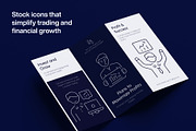 Stock Market and Trading Icon Set, an Outline Icon by Prosymbols (Thumbnail 4 of 7)