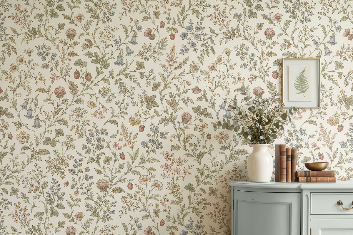 Farmhouse Wallpaper Mockup PSD, a Household Mockup by 1001 mockups (Photo 9 of 10)