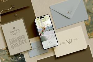 Wilder Mae Wellness Brand Kit, a Branding & Logo Template by Ederra Design