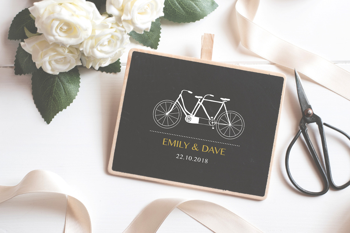 Wedding logo boutique, premade logo, a Branding & Logo Template by Marish (Photo 8 of 9)
