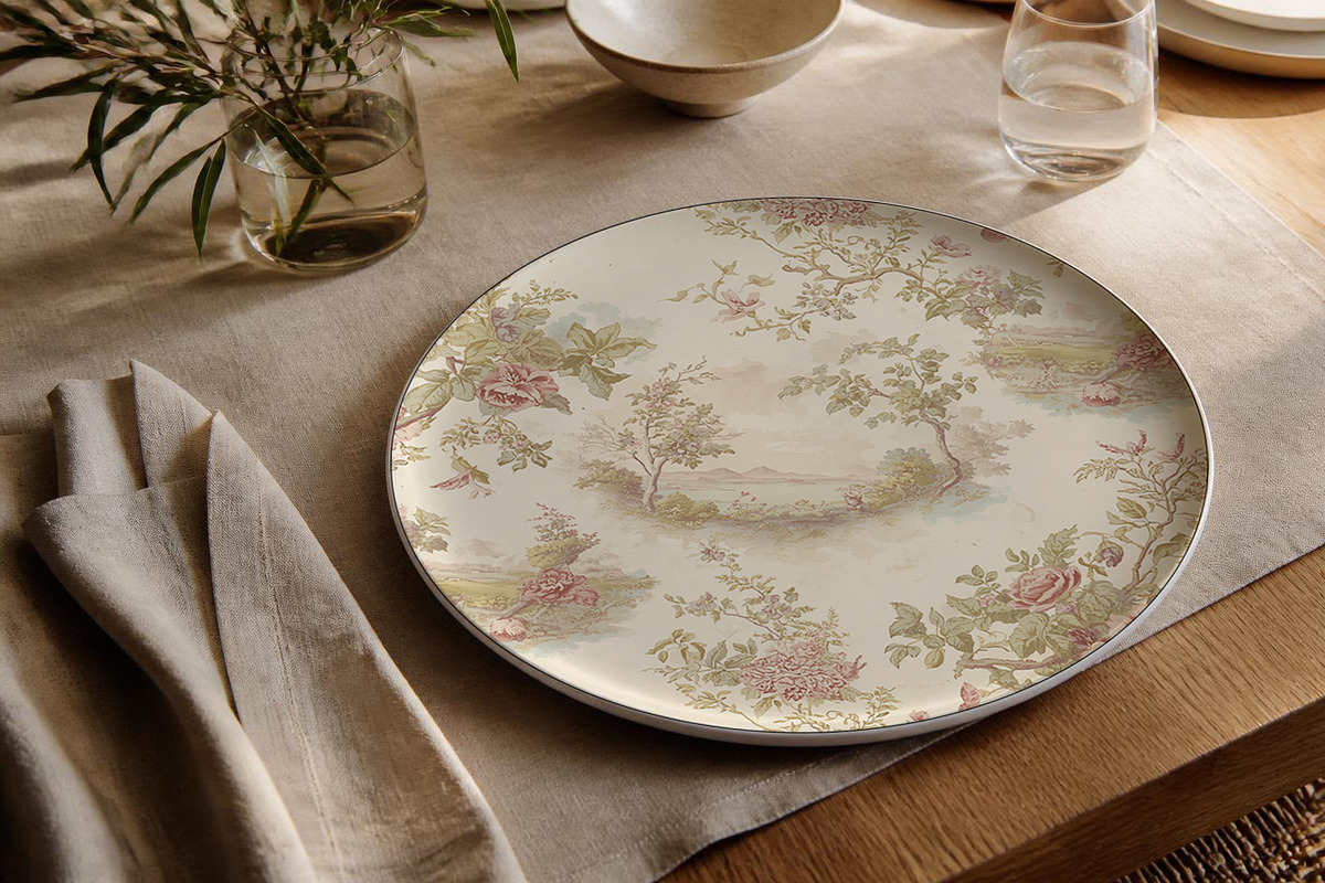 Minimal Ceramic Plate Mockup PSD, a Household Mockup by elfy creative (Photo 4 of 10)