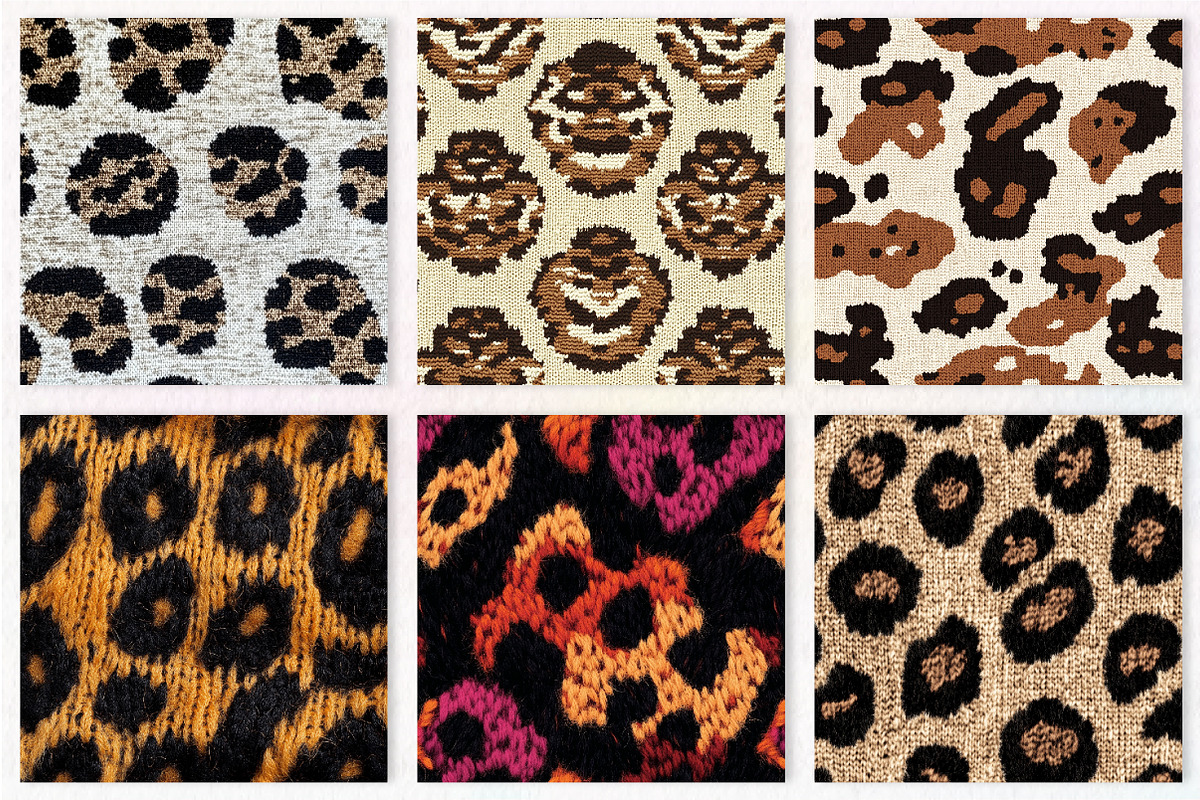 Leopard Knitted Seamless Pattern, a Pattern Graphic by CreationArt (Photo 6 of 7)