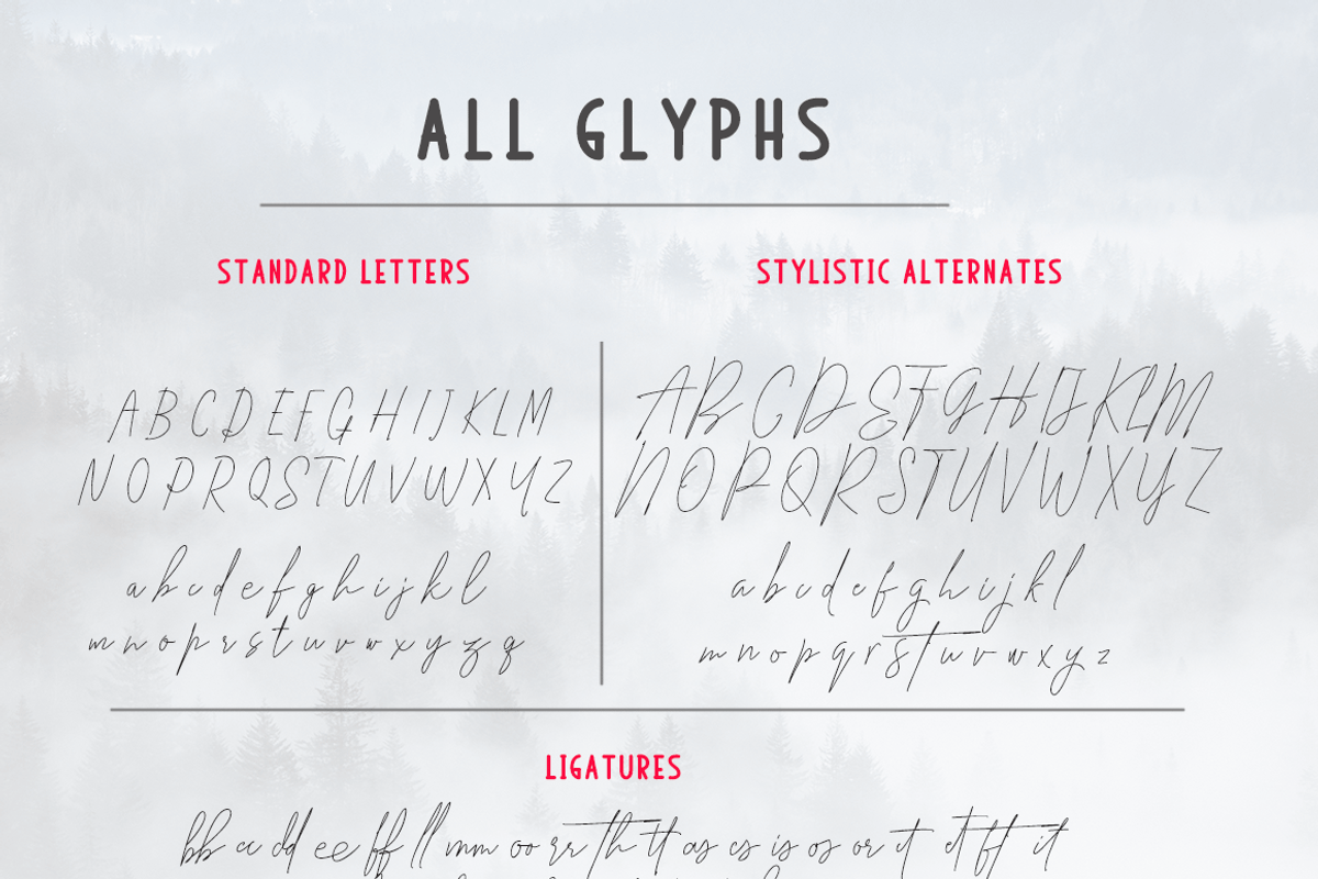 Elegantly&Modest FontDuo, a Script Font by GRAPHICPRESS (Photo 9 of 9)