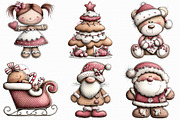 Christmas Gingerbread Cookies Clipar, an Illustration by Libby Wishes (Thumbnail 2 of 8)