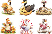 Mama Goose Mother's Day Clipart Bund, an Illustration by Designking (Thumbnail 2 of 5)