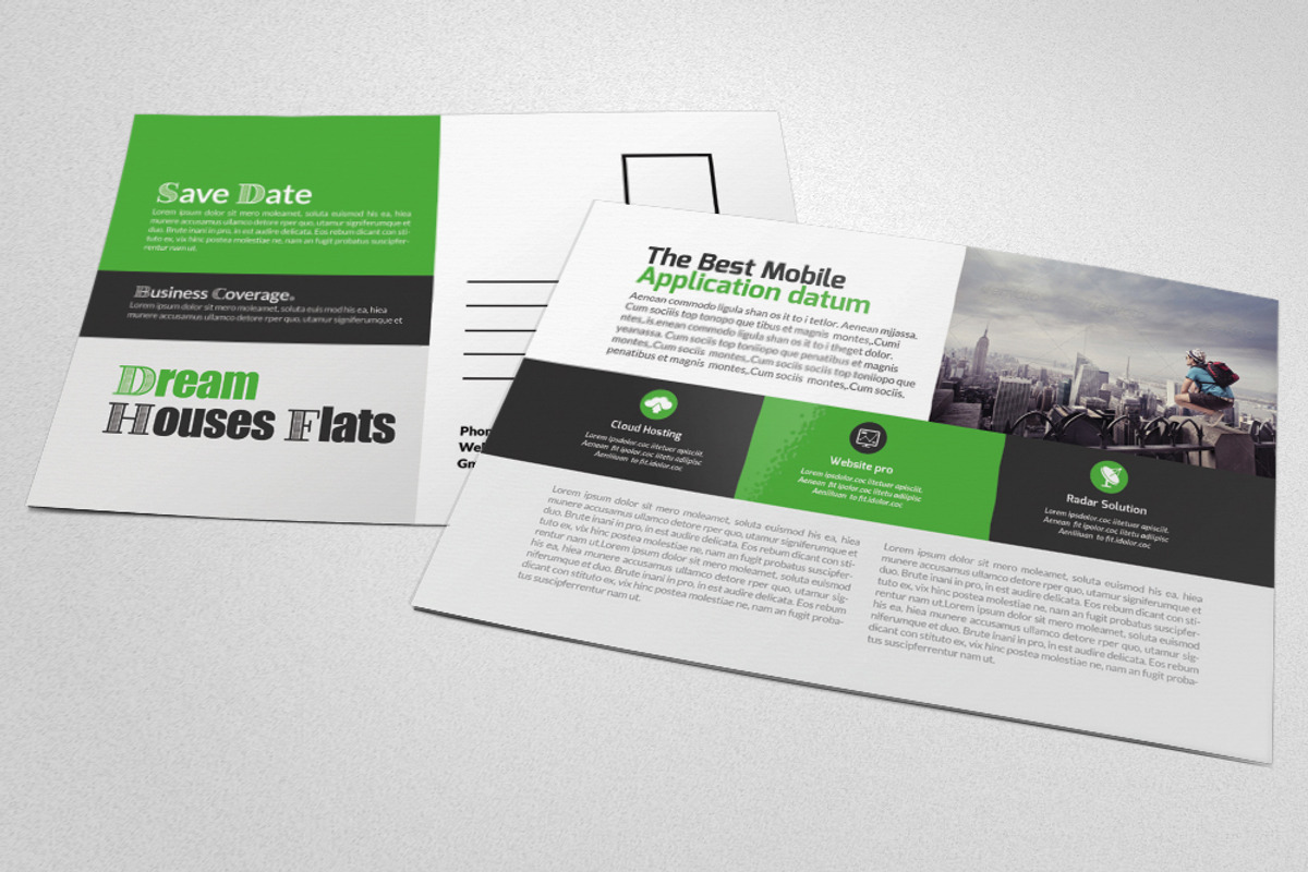 Business Finance Agency Postcard, a Card Template by Business Flyers (Photo 2 of 4)