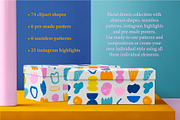 Abstractions shapes collection, a Social Media Template by Bosotochka♥Art (Thumbnail 3 of 11)