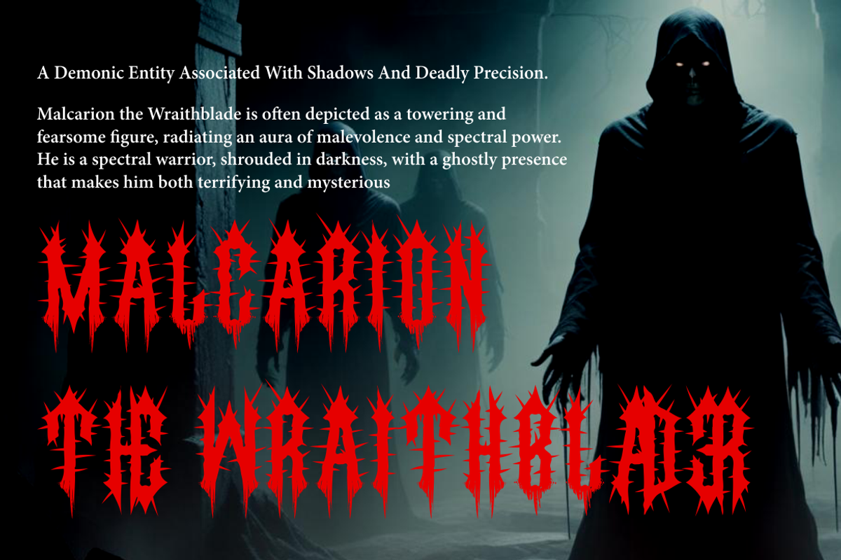 Unburied - Horror Serif Font, a Font by PutraCetol Studio (Photo 10 of 11)