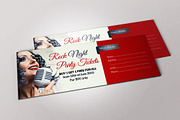 Concert Pass / Party Ticket, a Card Template by Business Flyers (Thumbnail 2 of 3)