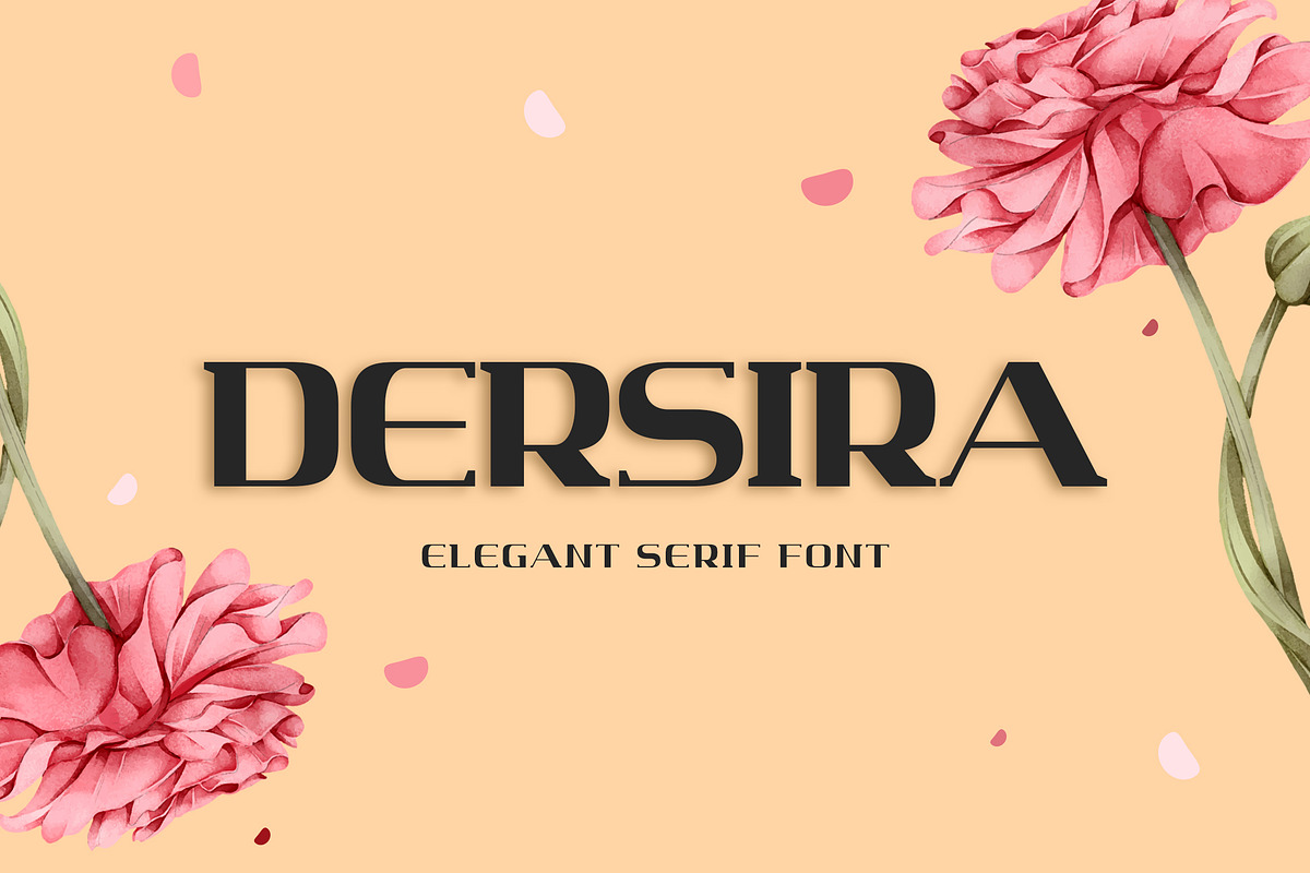Dersira Elegant Serif Font, a Serif Font by UICreative (Photo 1 of 5)
