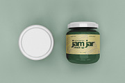 Jam Jar Mockup Set, a Cups & Container Mockup by Mirachma Project (Thumbnail 5 of 7)