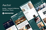 Auctor – Lawyer WordPress Theme, a WordPress Template by NaimaAnjum (Thumbnail 1 of 4)